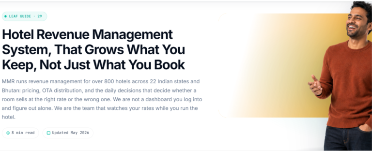 Hotel Revenue Management System, That Grows What You Keep, Not Just What You Book
